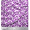 thumbnail image 1 of Soimoi Cotton Duck Fabric Circle & Mandala Printed Fabric 1 Yard 42 Inch Wide, 1 of 4