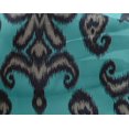 thumbnail image 4 of oneOone Georgette Viscose Fabric Paisley & Floral Ikat Decor Fabric Printed BTY 42 Inch Wide, 4 of 4