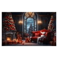 thumbnail image 1 of CEHVOM Tapis de Noël pour l'Extérieur, Tapis de Porte Rouges de Noël pour l'Entrée Extérieure, Tapis de Porte avant de Noël pour l'Entrée Intérieure, Tapis de Décoration de Noël pour la Maison, Tapis de Salon Décoration de Sol, 1 of 3