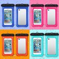 thumbnail image 2 of transemion Smartphone Double Layers Sealed Bag Cell Phone Transparent Waterproof PVC Case Swimming Pool Phone Pouch, 2 of 9