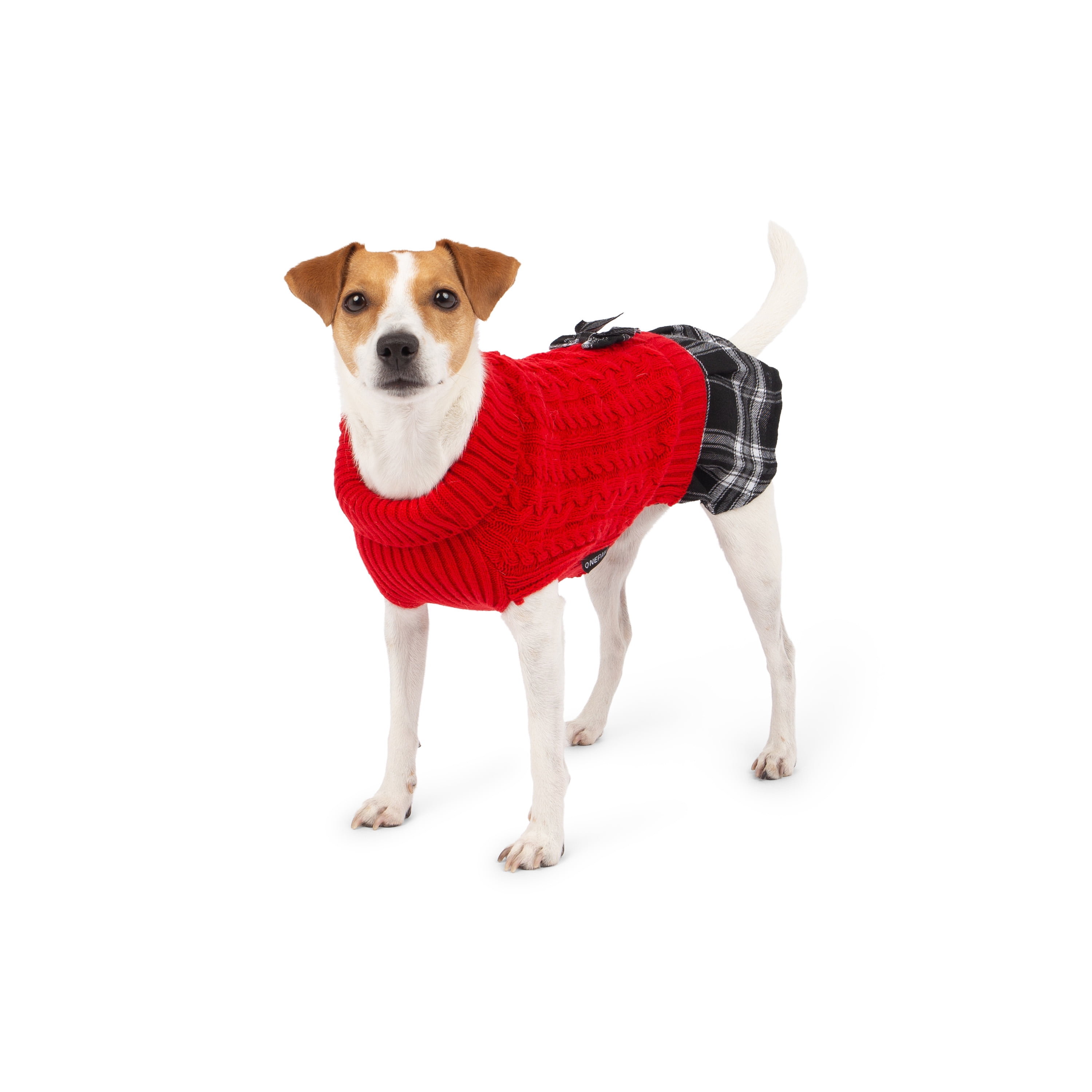 One Paw, Pull Robe de Fête, Pull pour chien, Jupe intégrée