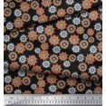 thumbnail image 2 of Soimoi Poly Georgette Fabric Flower Artistic Print Fabric by Yard 52 Inch Wide, 2 of 3