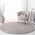 thumbnail image 1 of SAFAVIEH Fontana Jamie Solid Plush Shag Area Rug, 1 of 5