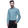thumbnail image 3 of BESTMAN Formal Shirts For Men Slim Fit Printed Full Sleeve Shirts For Men, 3 of 5