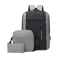 thumbnail image 2 of Kcavykas Clearance Sales Home Storage Organiser 3Pcs/Set USB Charging Port Camping Travel Backpack Business Daypack, 2 of 3