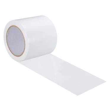 Unique Bargains Corrosion Protection Pipe Tape, 108 Ft x 3.9 Inch PVC Insulation Wrap Duct Tape Self Adhesive, White