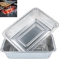thumbnail image 4 of Plateaux Jetables en Papier D\'aluminium Contenants Cuisson Rangement des Aliments, 4 of 5