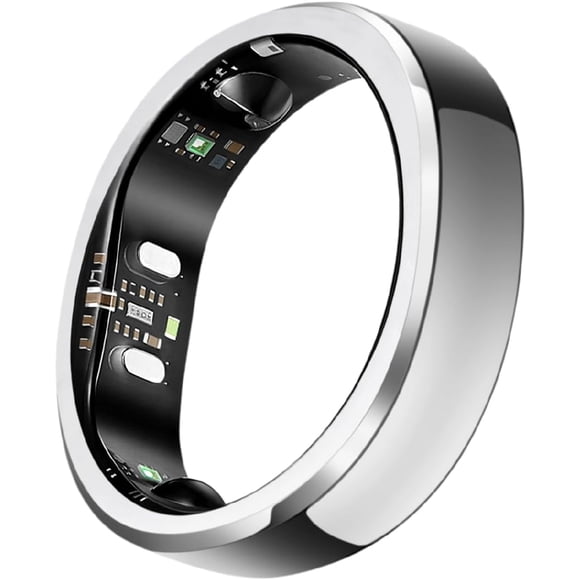 RingConn Gen 3, World’s First Smart Ring with Vascular Trends, No App Subscription, Vibration Alerts, Sleep, Fitness & Heart Rate, 14-Day Battery Life (Size 9, Future Silver)