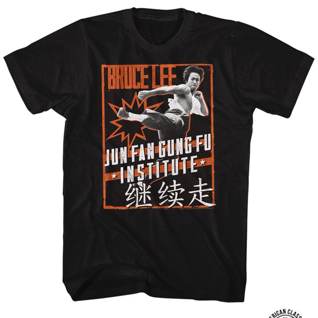 Bruce Lee Icons Pow Gung Fu Adult Short Sleeve T Shirt