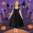 thumbnail image 1 of EnJoCho Robe Évasée Twirly d'Halloween pour Filles, Âge 5-14, Robe de Fête à Manches Courtes pour Trick Or Treat, Saison Effrayante Photo Shoot, 1 of 8