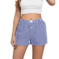 thumbnail image 1 of Plebaso Shorts Boxeurs pour Femmes Taille Élastique Shorts Décontractés Bas de Détente Confortables Shorts de Pyjama Amples Vêtements de Nuit, 1 of 6