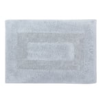 Mainstays Racetrack 100% Cotton Grey Bath Rug, 17" x 24"