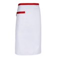thumbnail image 1 of Milaget Half Size Waist Kitchen Apron Catering Chef Hotel Cook Server Waiter Pub White, 1 of 9