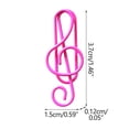 thumbnail image 1 of Yhmxh Musique Trombones en Métal Multicolores Trombone de Notes de Couleur Trombone Créative Trombone de Forme Spéciale Fournitures de Bureau Trombone, 1 of 2