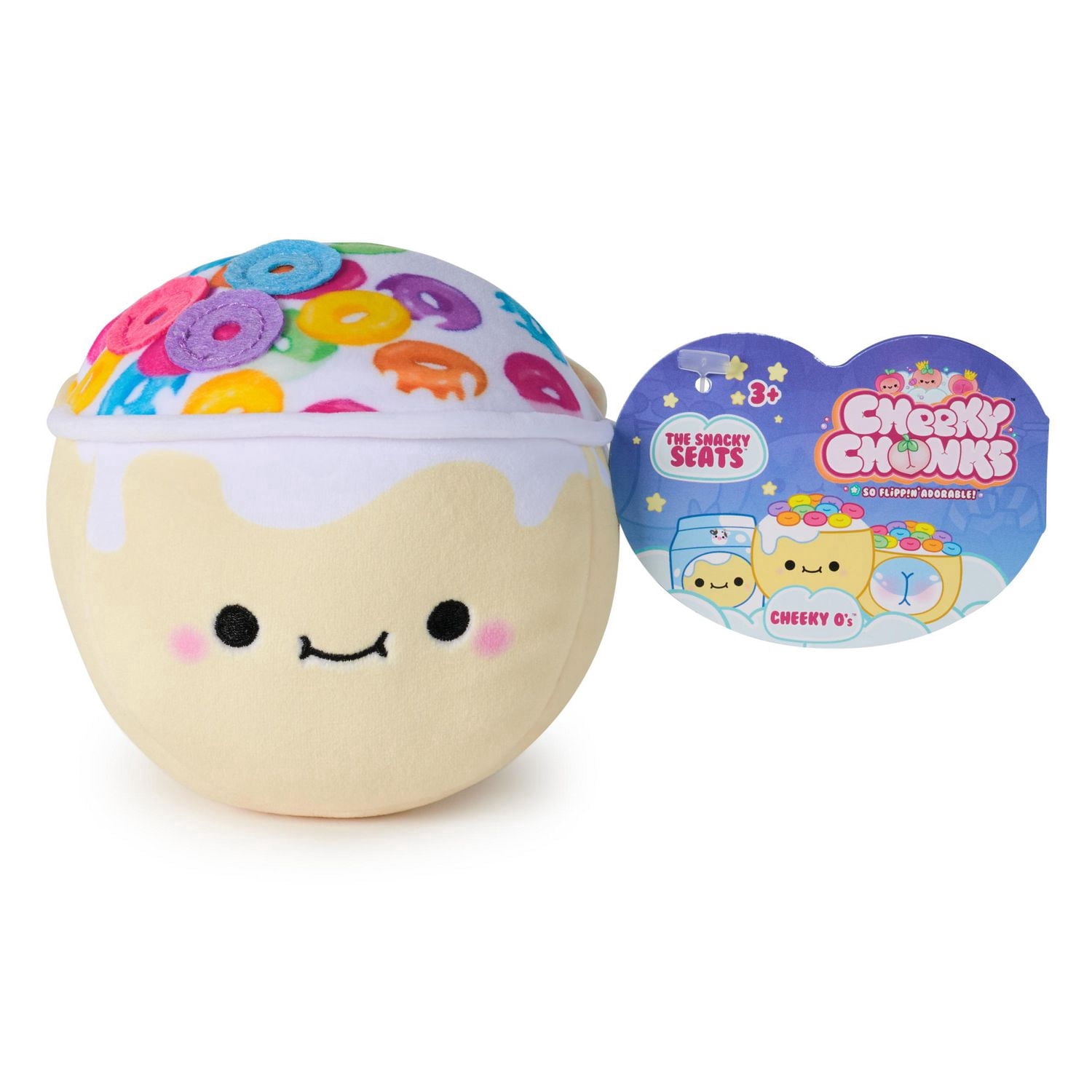 Cheeky2006Dumbo 241番/500体限定 ミニチュアサイズ11cm Cheeky Chonks Cheeky Os Reversible Plush, Food Plushies, Cheeky Os