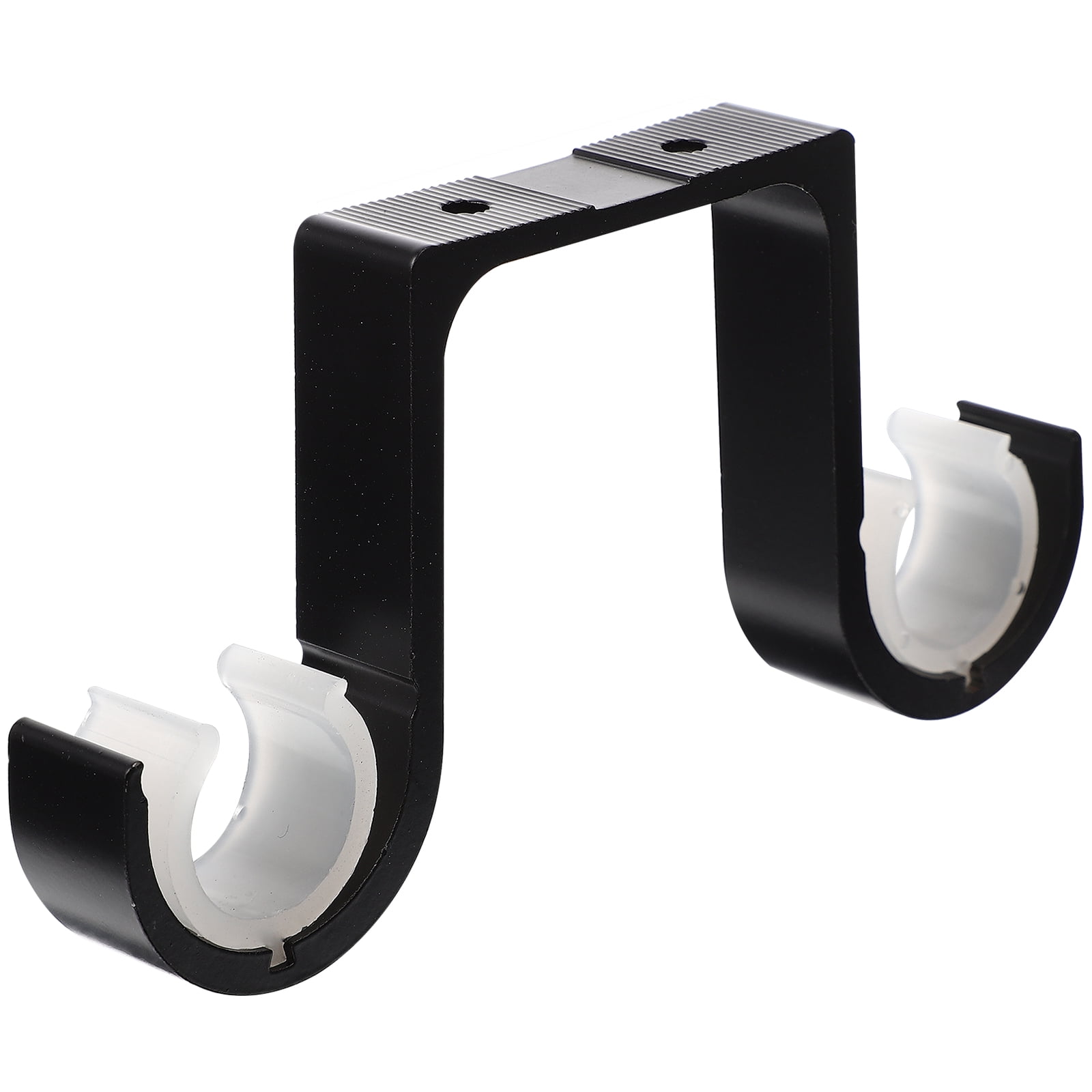 Ceiling Mounted Curtain Rod Bracket Aluminum Alloy Double Curtain Rod
