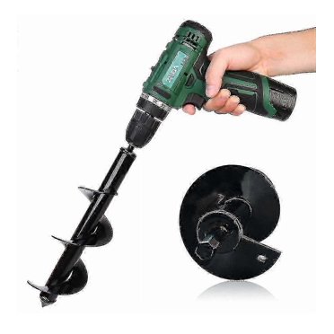 Garden Auger Bit Tool Auger Hole Digger Earth Drill Earth Drill-4CMx22CM