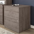 thumbnail image 4 of Bestar Logan 28W 2 Drawer Lateral File Cabinet in medium gray maple, 4 of 7