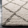 thumbnail image 3 of SAFAVIEH Hudson Adella Geometric Diamonds Shag Area Rug, 3 of 6