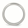 thumbnail image 2 of Titanium 4mm Brushed & Polished Band Ring 7 Size, 2 of 6