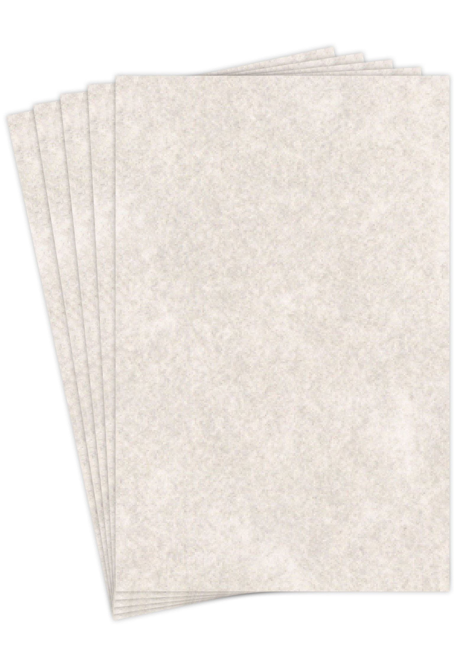 Pewter Stationery Parchment Paper | 24 Lb Bond / 60 lb Text / 90 GSM Paper | 50 Sheets Per Pack | 11” x 17” Inches