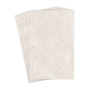Pewter Stationery Parchment Paper | 24 Lb Bond / 60 lb Text / 90 GSM Paper | 50 Sheets Per Pack | 11” x 17” Inches