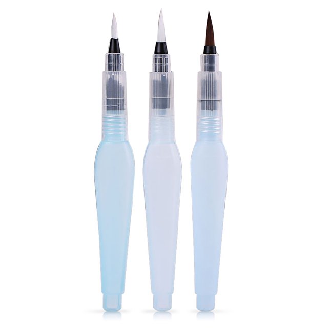 Water Brush Pen, Solid Environmentally Friendly Brush Ink Pen, For Exterior Sketch Painting