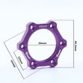 thumbnail image 1 of 1 Pce 44/48mm Vélo Roue Libre Moyeux Filetés Disque Disque Frein Rotor Bride Adaptateur Alliage d'Aluminium Accessoires de Vélo, 1 of 12