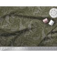 thumbnail image 3 of Soimoi Poly Georgette Fabric Floral & Paisley Print Fabric by Yard 52 Inch Wide, 3 of 3