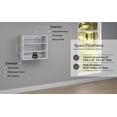 thumbnail image 2 of Elite 32" Wide Upper Wall Cabinet with Open Back, White, 2 of 9