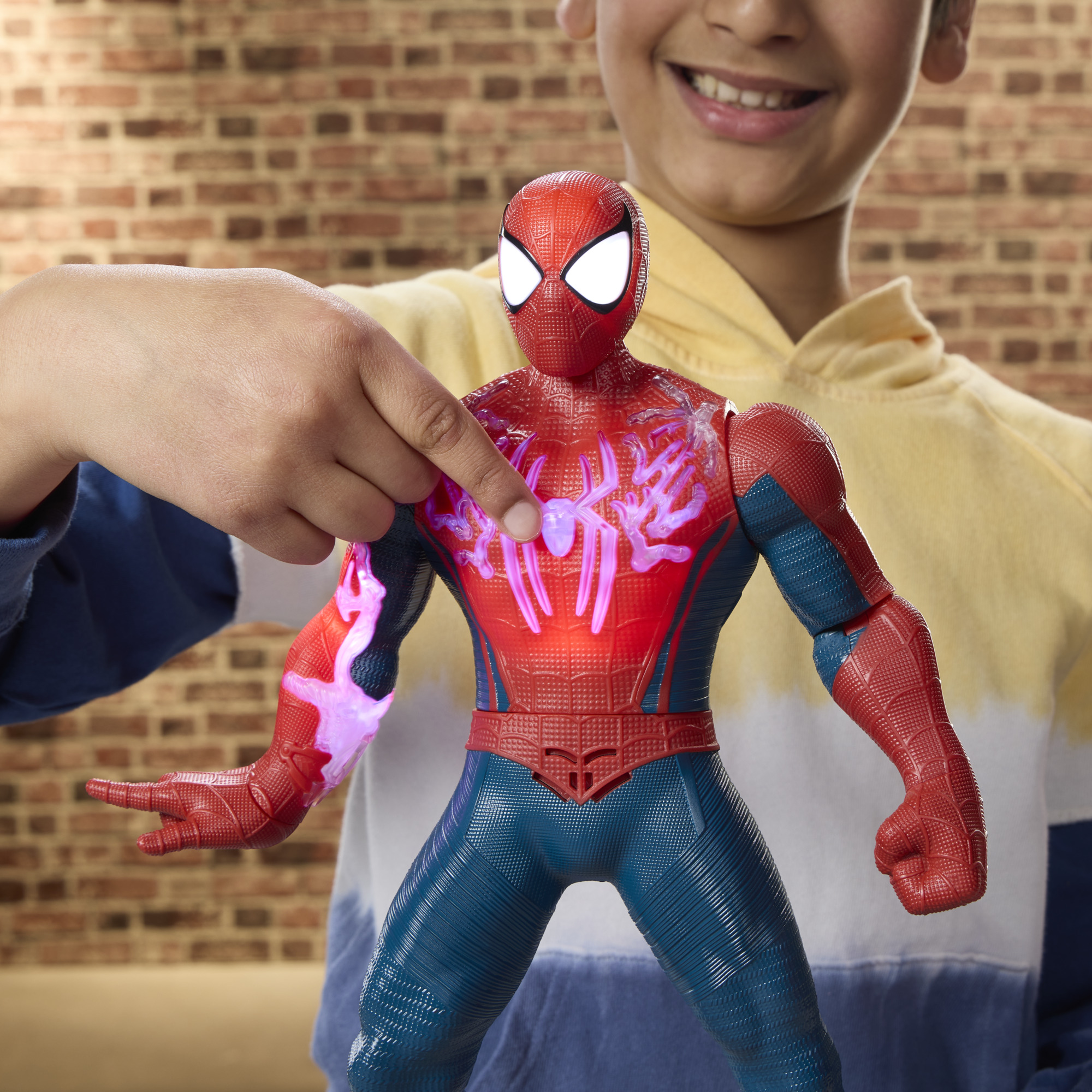 Marvel Spider-Man: Brand New Day Spider-Man Charge d'énergie, figurine électronique