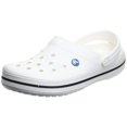 thumbnail image 1 of Crocs Men's Crocband White Ankle-High Rubber Sandal - 12M, 1 of 5