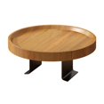 thumbnail image 1 of Sofa Tray Table Couch rest Clip-On wood for Drink Coffee Snack Remote Control, 1 of 9