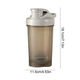 thumbnail image 4 of Feltree Handheld Fitness Sports Water Cup 500ML Protein Powder Shaking Cup with Mixing Scale Mixing Cup, 4 of 8