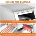 thumbnail image 4 of Kojooin Commercial Conveyor Toaster, 150 Slices Per Hour, 1300W with 7 Temperature Settings and Timer, 4 of 7