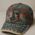 thumbnail image 1 of Washed Baseball Cap for Commemorative Anniversary Adjustable Snapback Hat BaseCap Series Everyday Wear Versatile Seasonal Accessory, 1 of 3