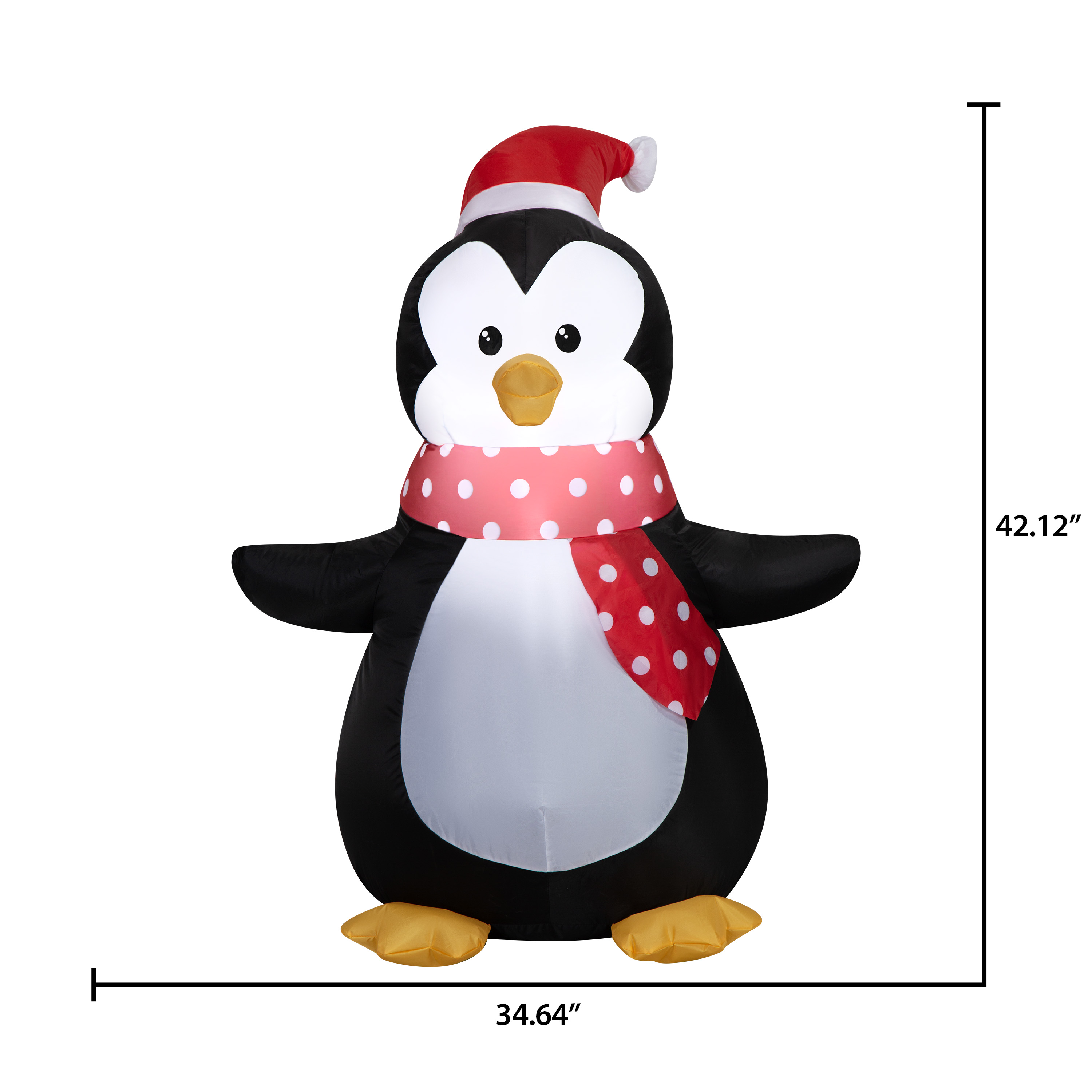 Airblown Christmas Yard Inflatables Penguin 3 ft