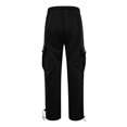 thumbnail image 4 of Male Fitness Running Trousers Size 1 Drawstring Loose Waist Solid Mens Deep Pocket Pants Color Pocket Loose Fleece Mens Training Pants with Pockets Sweatpants, 4 of 9