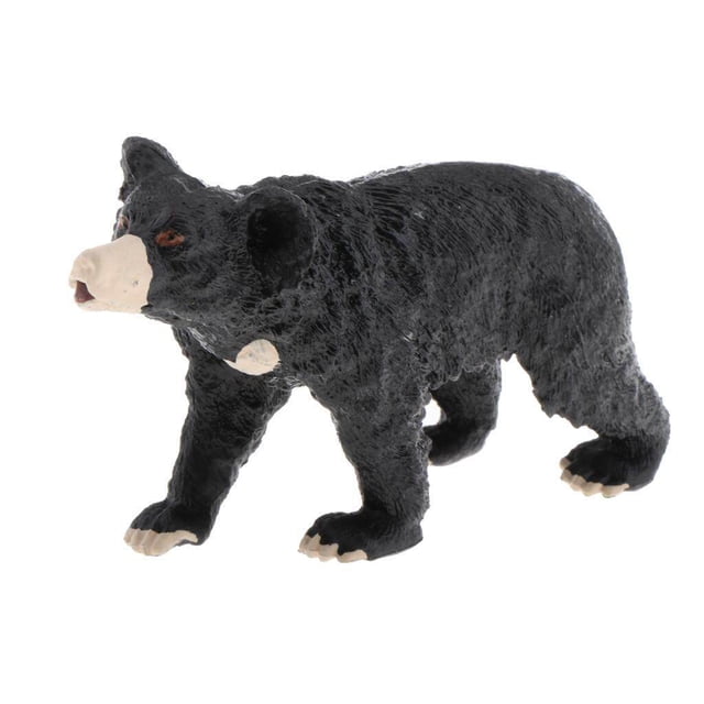 Modèle d'Animal Statique Figurine d'Action Jouet pour Enfants et Adolescents Réaliste Ours Soleil