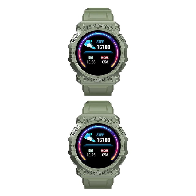 pitrice FD68S Smart Watch 150mAh Sleeping Pedometer Pressure Detector green 2Set