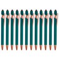 thumbnail image 1 of Unique Bargains Ballpoint Pen with Stylus Tip, Medium Point, 1.0mm, Black Ink, 12 Pack, 1 of 5