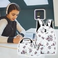 thumbnail image 4 of Vaidha Leisure Backpack Three Piece Set Large Capacity Student Backpack Backpack Floral Backpack Girl Backpack Suitable For School Travel And Going Out, 4 of 4