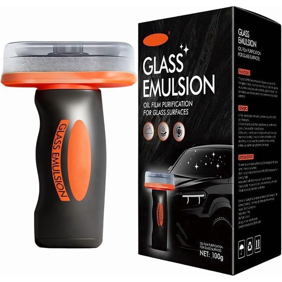 Windshield Glass Cleaner, Glass Guard Windshield Cleaner & Oil Films Remover Emulsion Coating for Cars Window, , Crystal Clear View