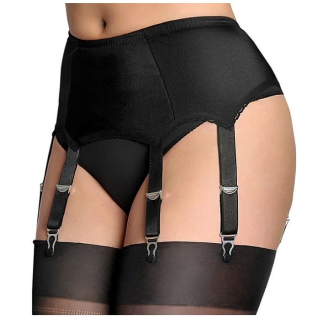 Mode Femmes Femmes Haut en Dentelle Transparente Cuissardes Bas et Ensemble Porte-Jarretelles