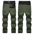 thumbnail image 2 of Penkiiy Pantalon de Randonnée Homme Liquidation Pantalon de Sprint pour Homme à Codes de Couleur Été Extensible Respirant Sports de Plein Air Pantalon de Randonnée Pantalon Long Pantalon Vert Armée, 2 of 6
