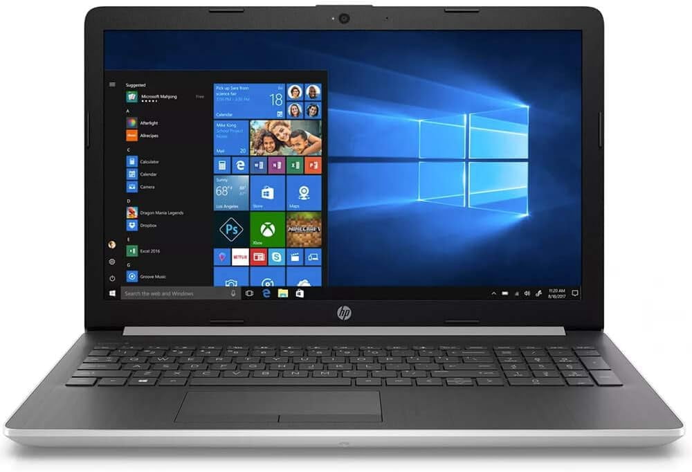 Refurbished (Good) HP Notebook 15.6 Laptop (i7-1065G7, 8GB RAM, 256GB SSD, Windows 10) - 15-dy1078nr