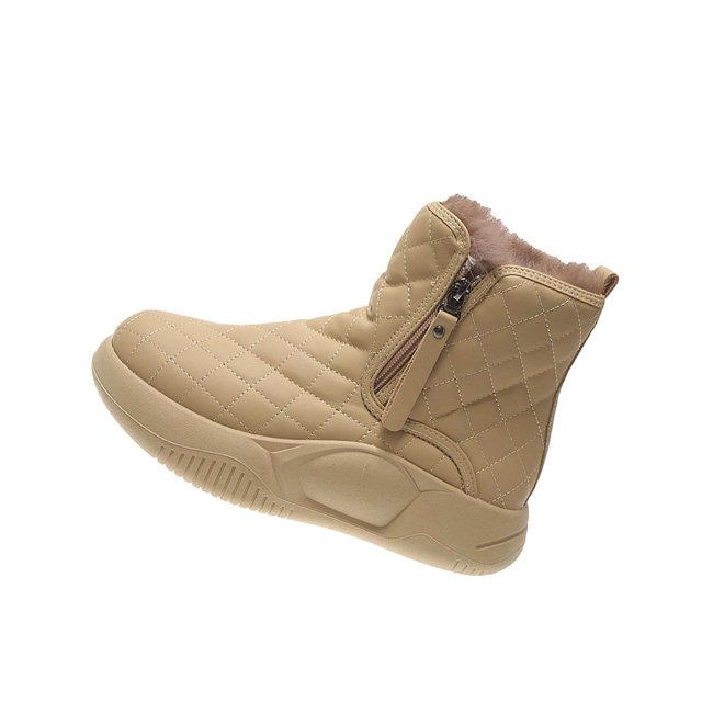 Bottes d'Hiver pour la Neige Doublées Chaudes Courtes Isolées Bottes Chaudes pour Hommes Mode pour Randonnée Randonneur Hiver 39 Kaki