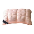 thumbnail image 2 of Velvet Twirl Pillow with Breathable All-Cotton Cover, Premium Support Pillow Core Washable Design, Hypoallergenic Bed Pillow for Side Back Sleepers Multiple Colors Heights, Beige, 2 of 6