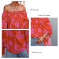 thumbnail image 5 of High Low Hem Off Shoulder Blouse,Women Off Shoulder Tops Bell Sleeve Off Shoulder Shirt Off Shoulder Tops Power Packed Performance, 5 of 5