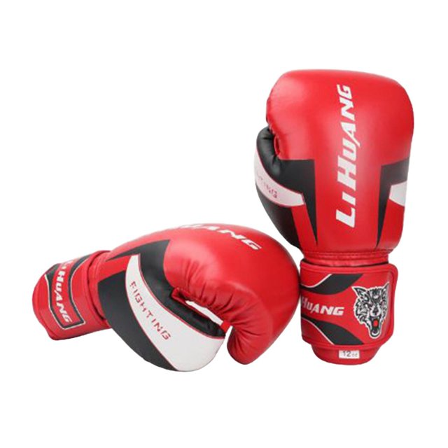 tredstone Durable Men Women Boxing Training Gloves Sparring Kickboxing GYM Punching 8oz Red 1Set